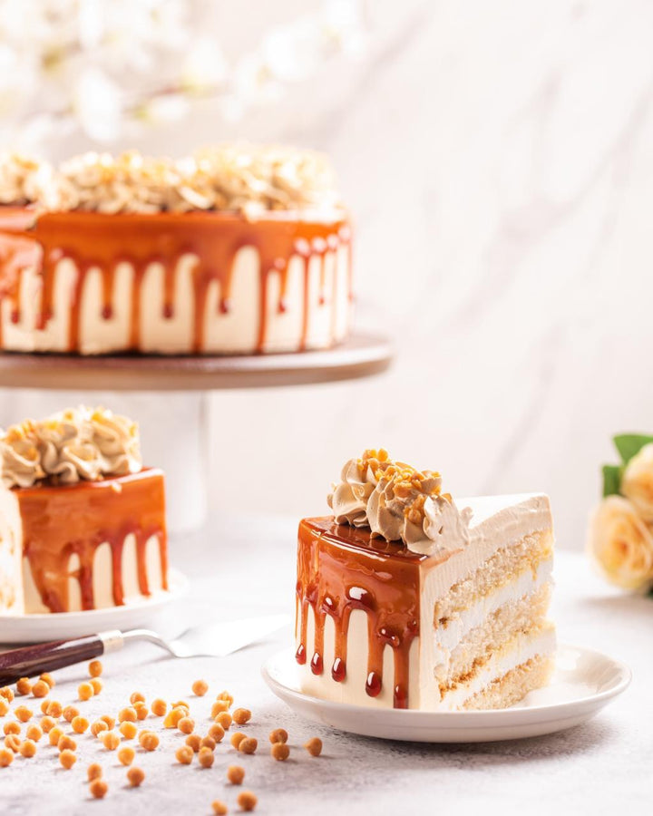 Butterscotch Cake Slice