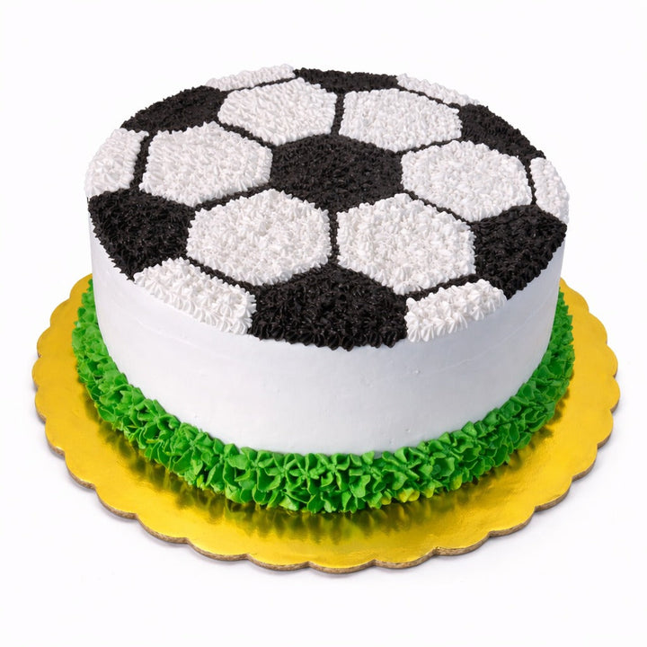Classic Football Theme Cream Cake