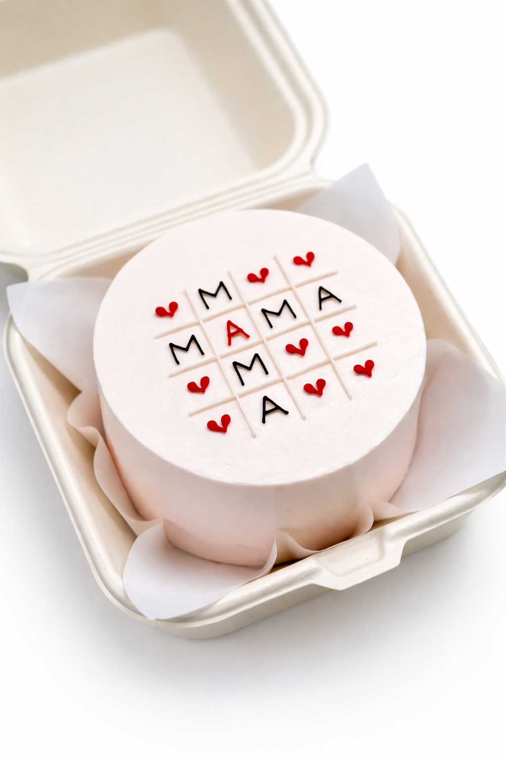"MAMA" Bento Cream Cake