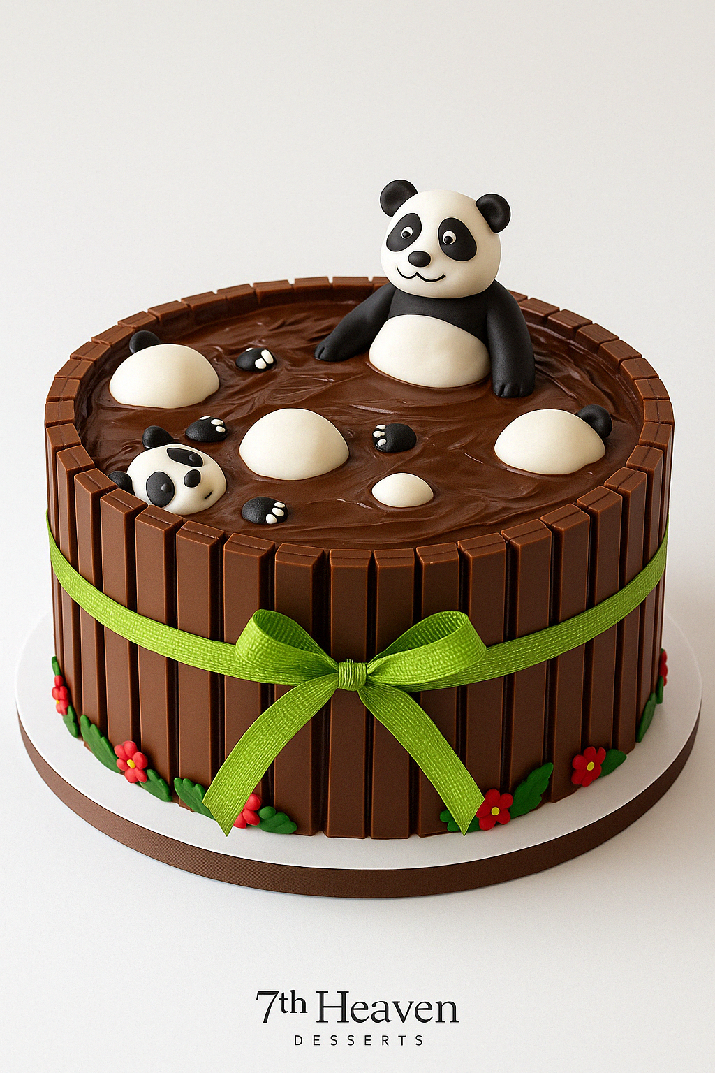 Panda Mud Bath Combination Cake