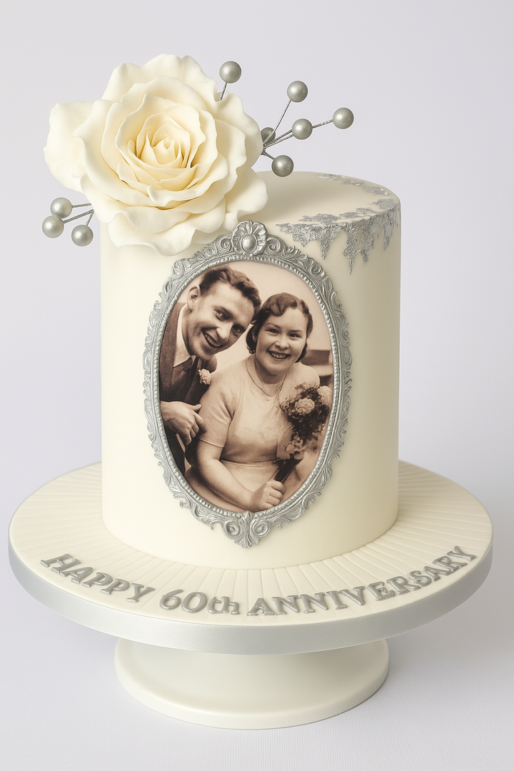 Vintage Photo Frame Cake