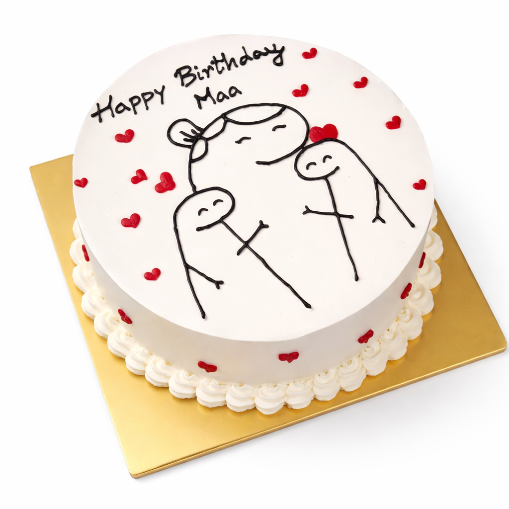 Happy Birthday Maa Cake